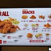 Texas Chicken Mid Valley Megamall menu page 1