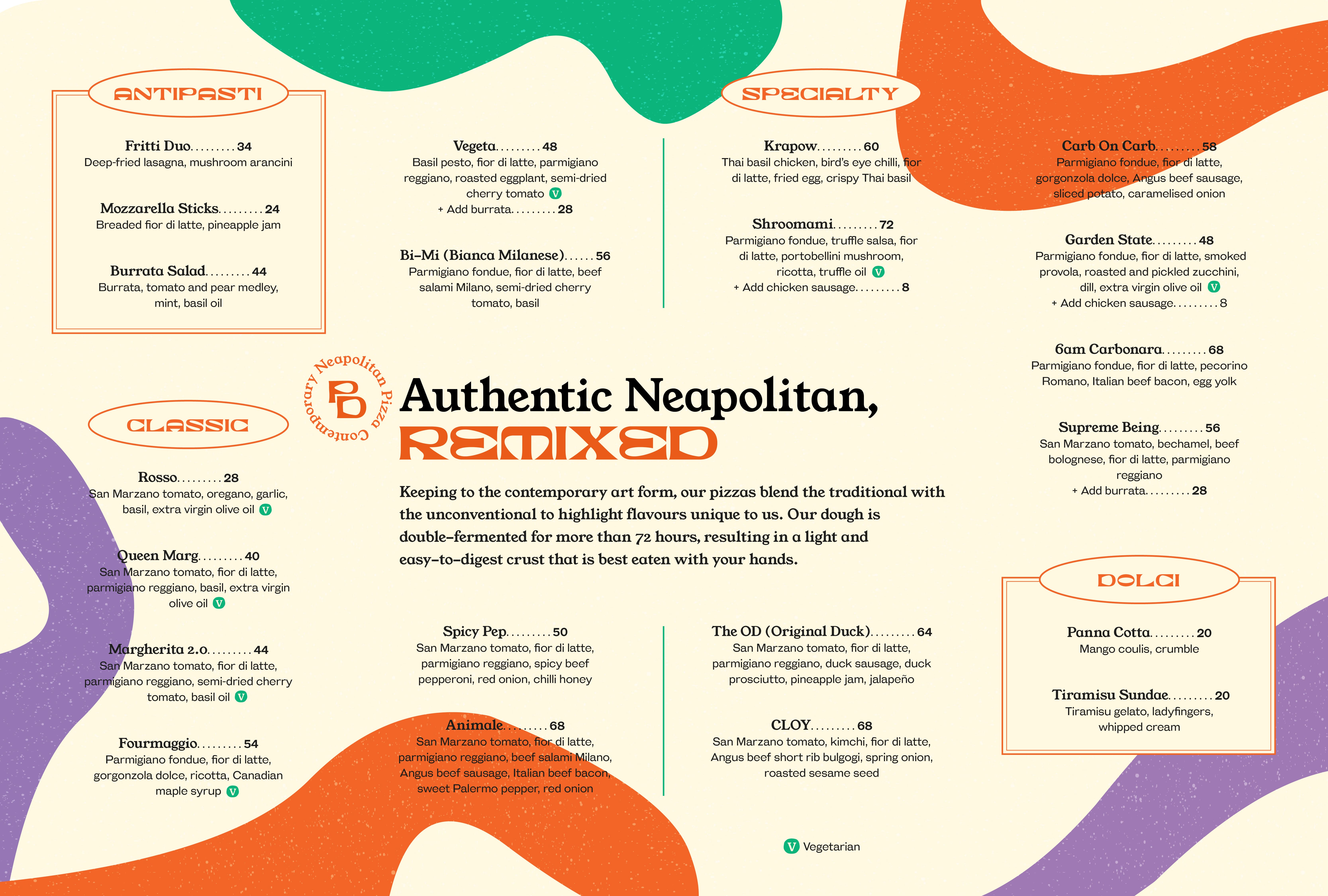 TAP ROOM KL menu page 1