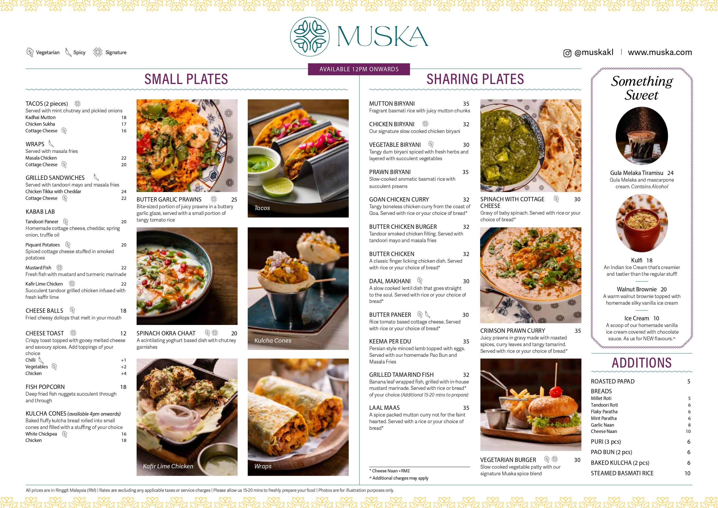Muska KL menu page 1
