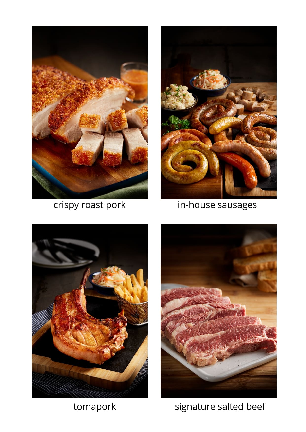 The Butcher's Table Ipoh menu page 1