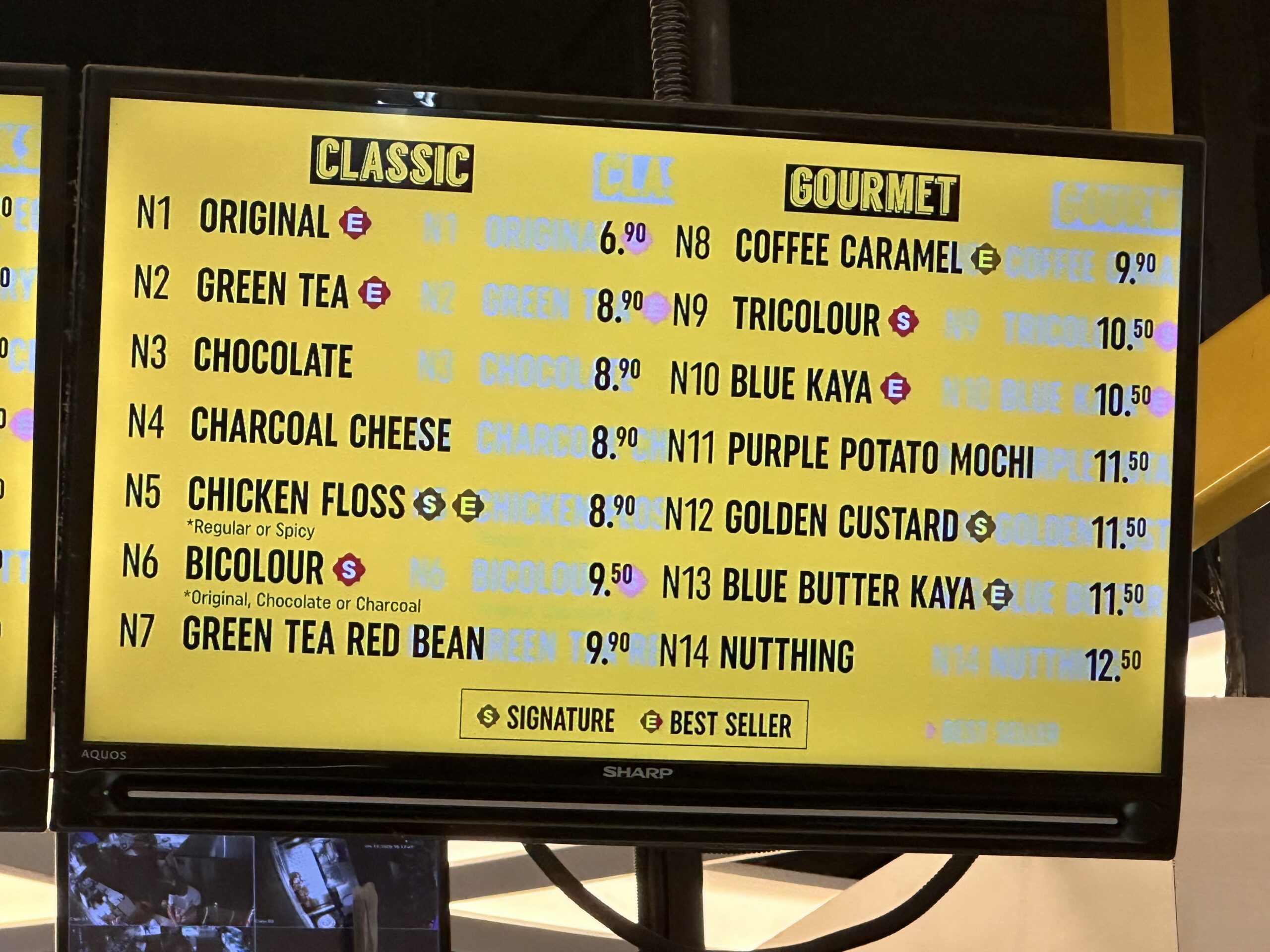 Eggette Lab @ Sunway Pyramid menu page 1