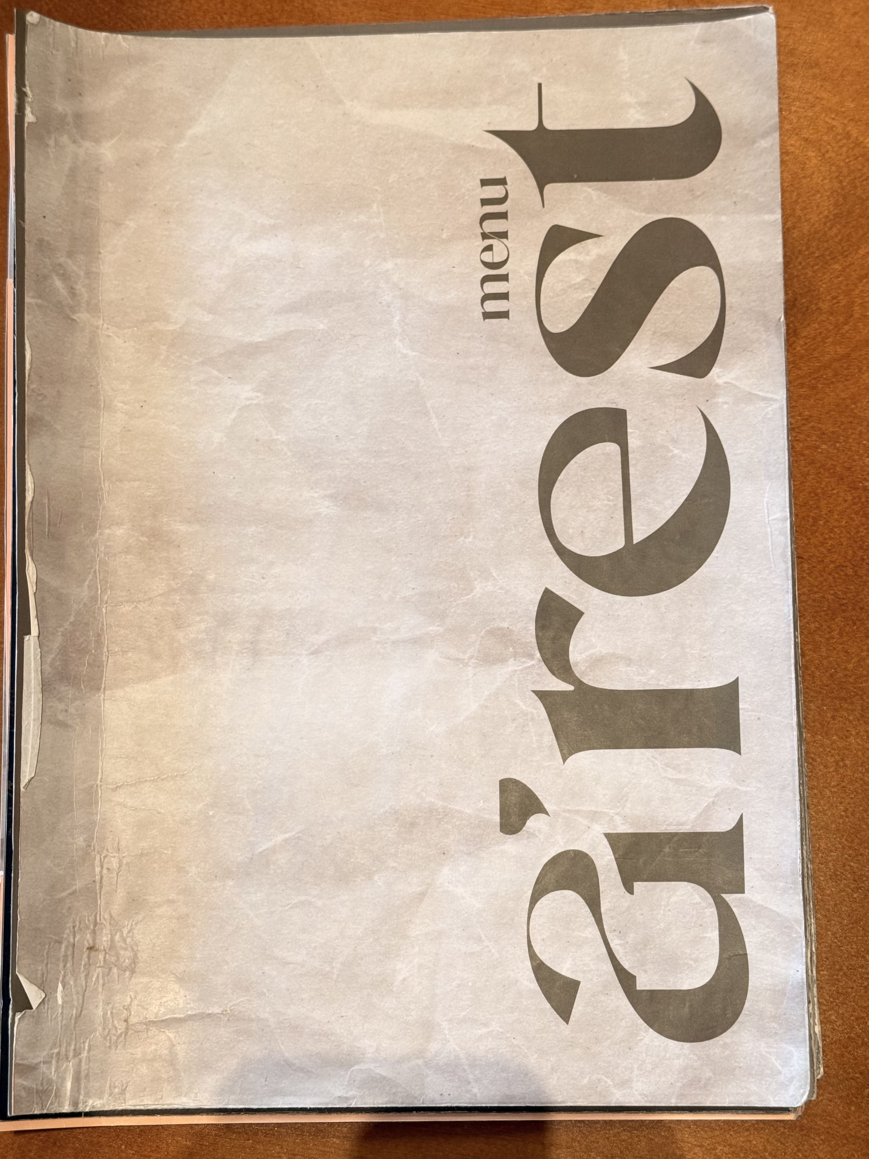 arest Cafe - The Exchange TRX menu page 1