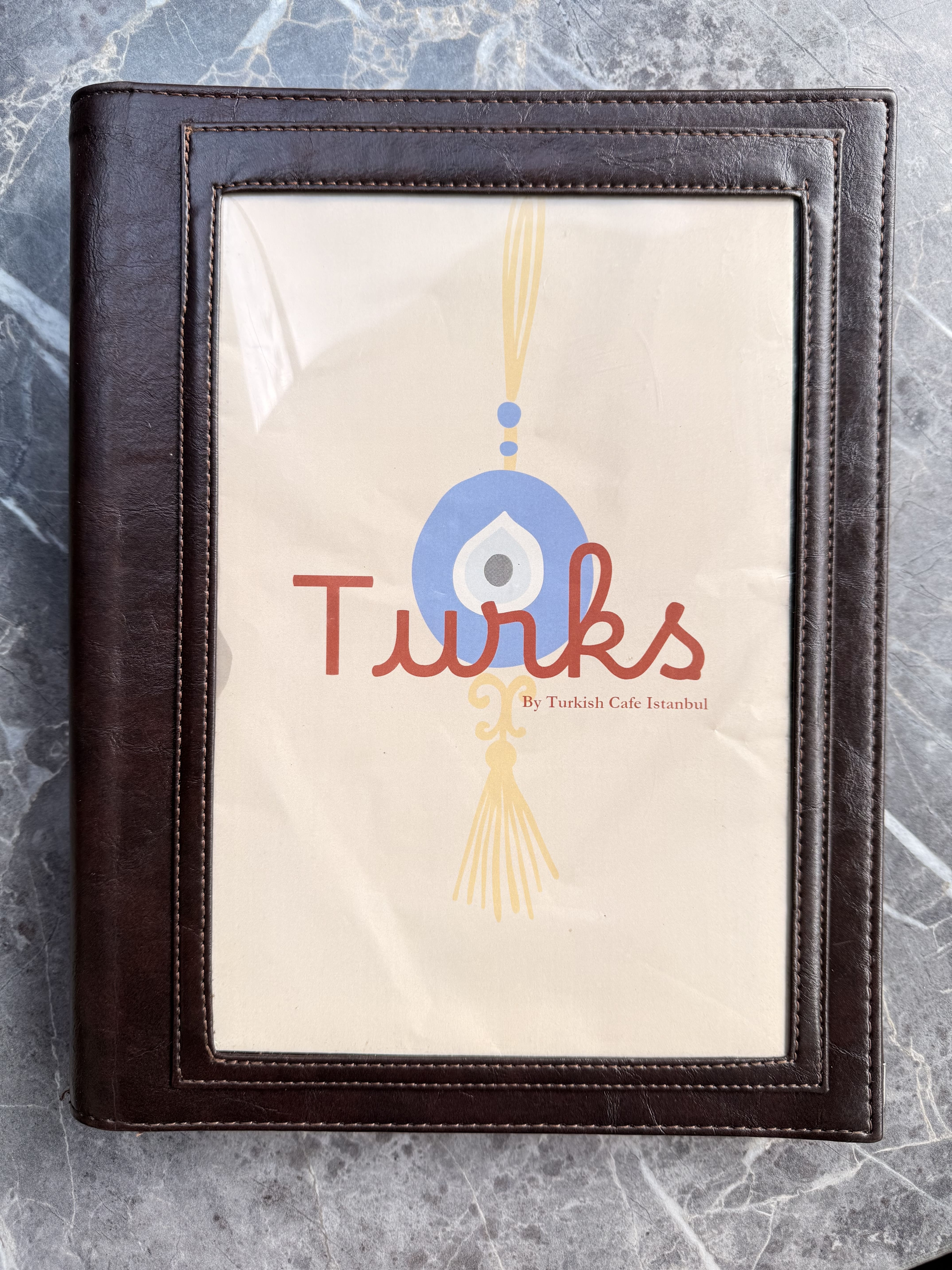 Turks KL menu page 1