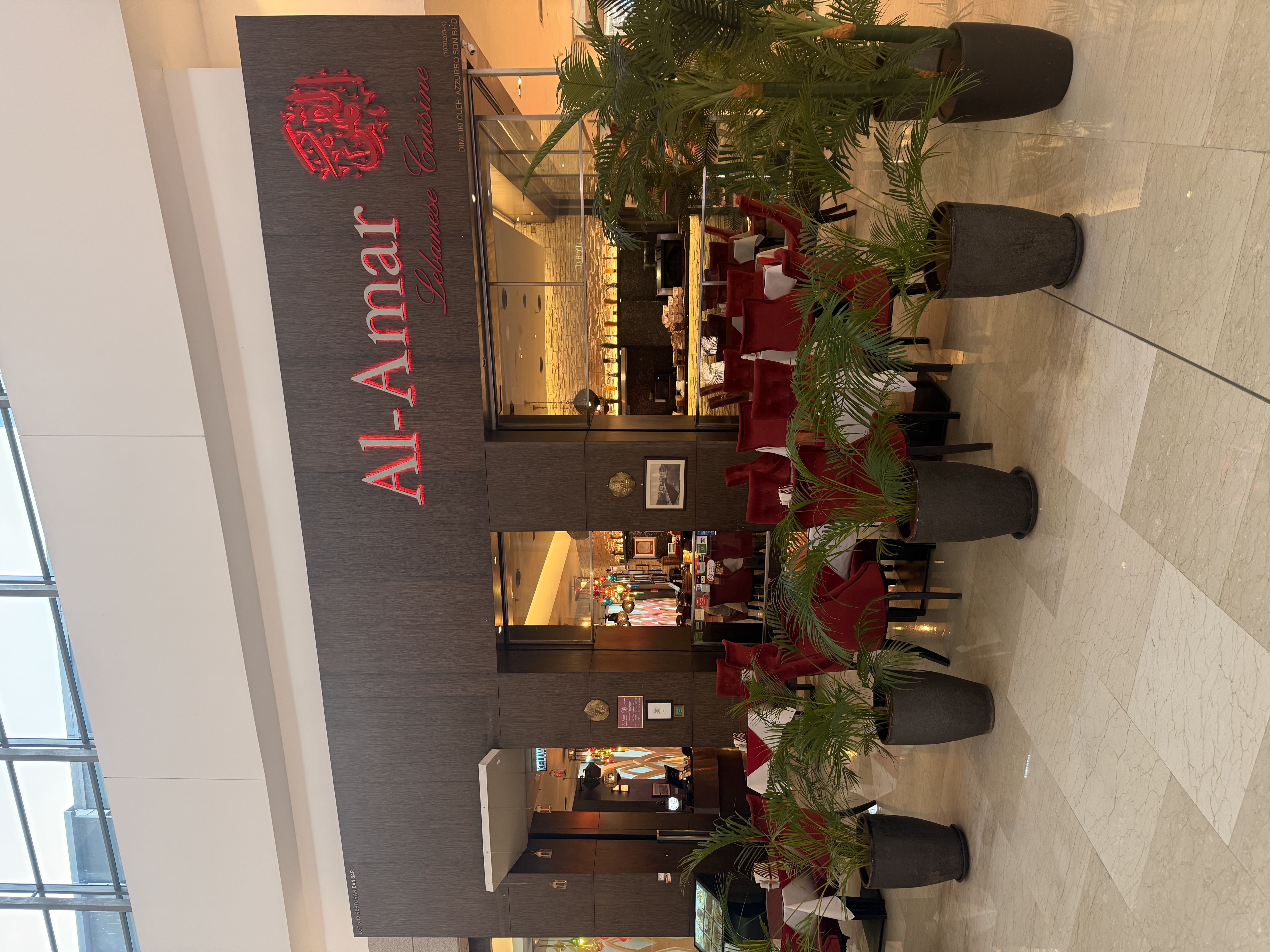 Al Amar Lebanese Cuisine @ Pavilion restaurant